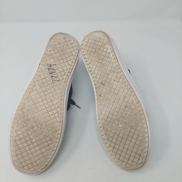 Steve Madden Lancer Black Knit Mid Top Fashion Sneakers Comfort Shoes Size 10 M - Picture 8 of 10